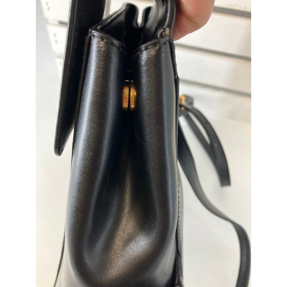 MICHAEL KORS, BLACK SMOOTH LEATHER LATCH CLOSURE BACKPACK` - Picture 13 of 16
